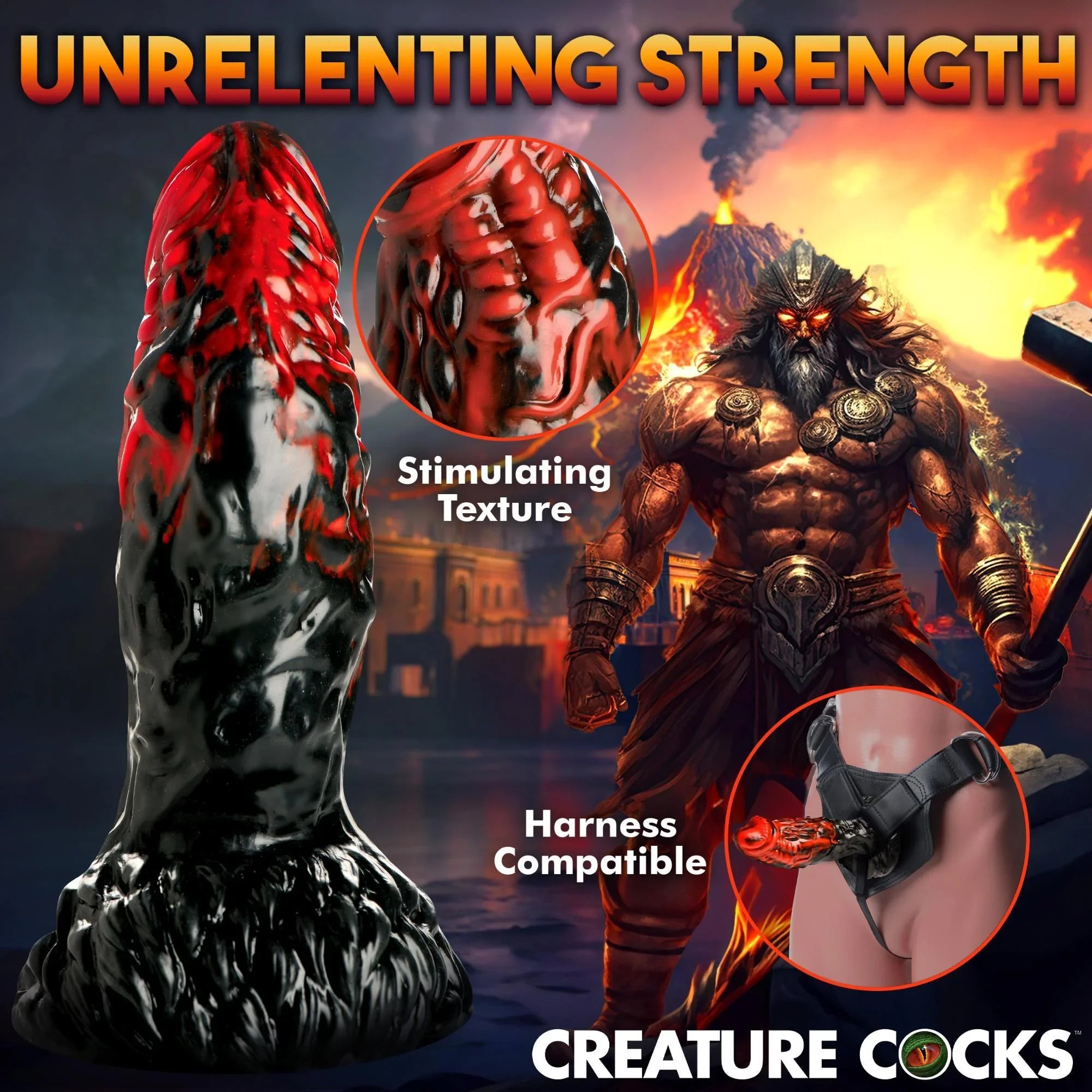 Creature Cocks Vulcan Silicone Dildo - Buy At Luxury Toy X - Free 3-Day Shipping