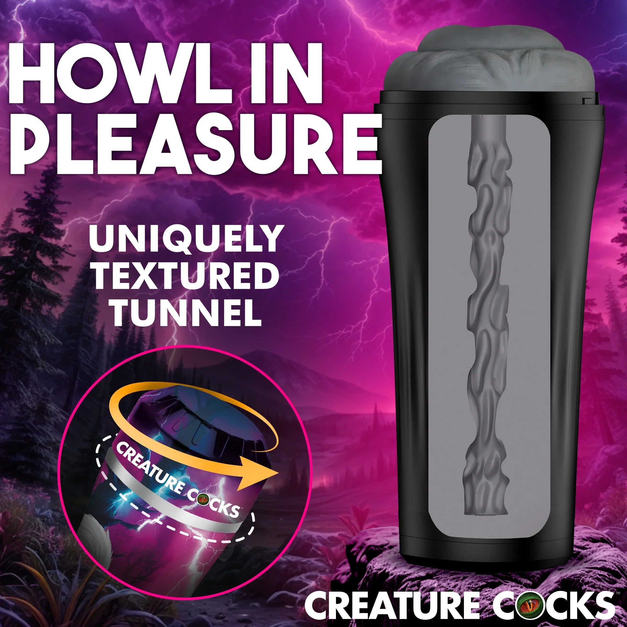 Creature Cocks Wolf Ass Stroker - Buy At Luxury Toy X - Free 3-Day Shipping