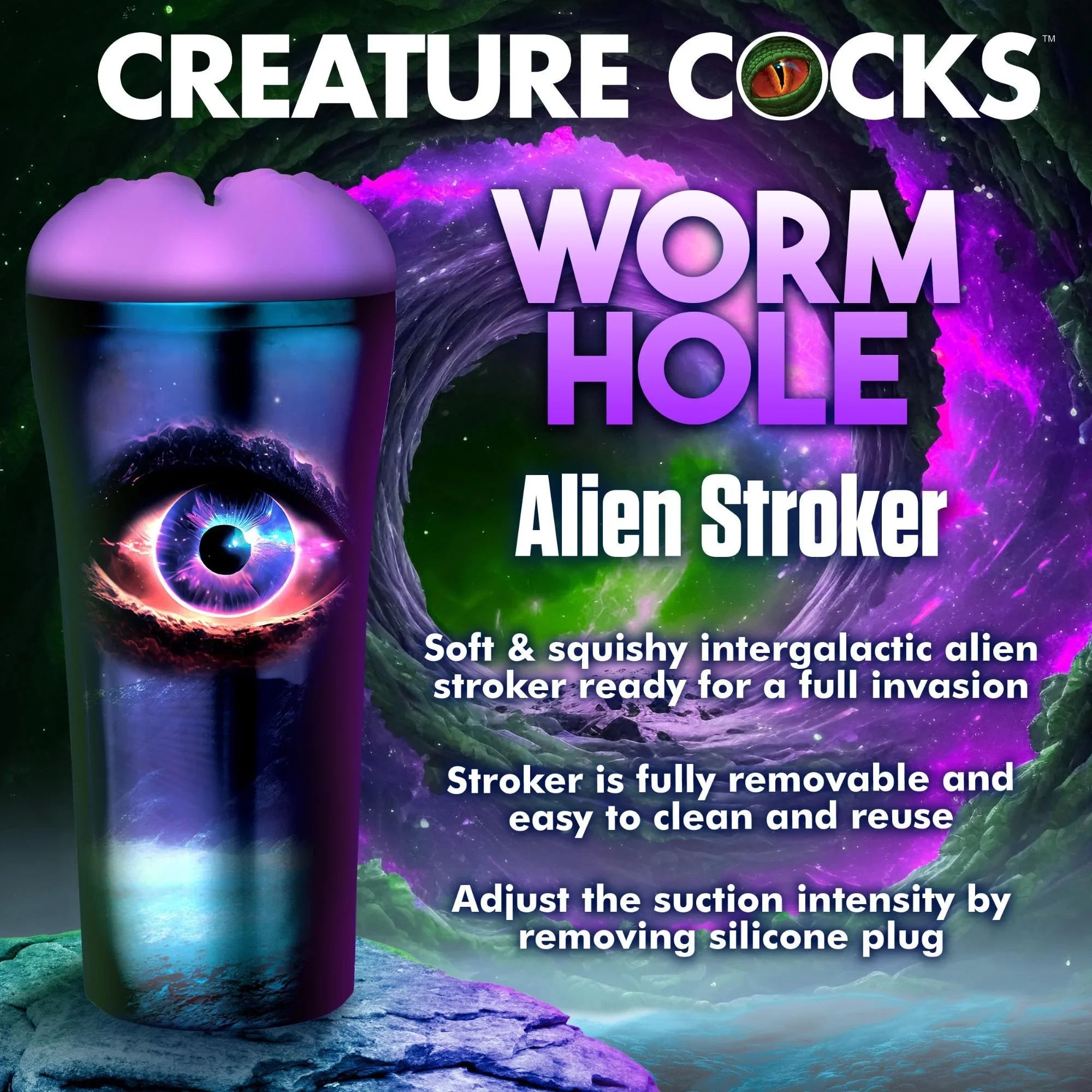 Creature Cocks Wormhole Alien Stroker - Buy At Luxury Toy X - Free 3-Day Shipping