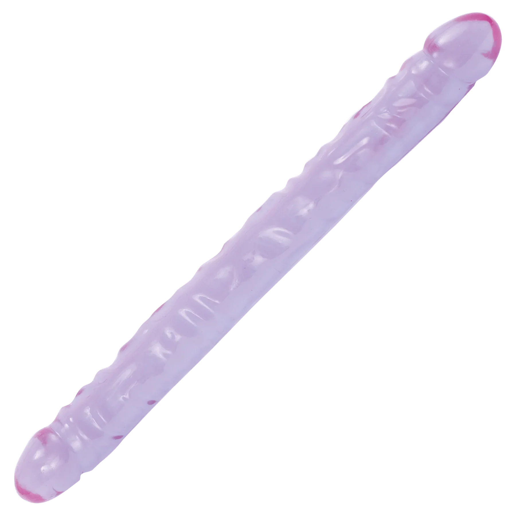 Crystal Jellies - Double Dong Purple 18in - Buy At Luxury Toy X - Free 3-Day Shipping