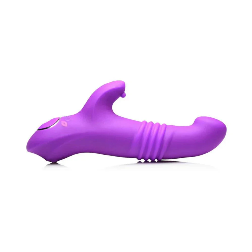 Curve Gossip Blaster 7X Thrusting Silicone Rabbit Vibrator - Buy At Luxury Toy X - Free 3-Day Shipping