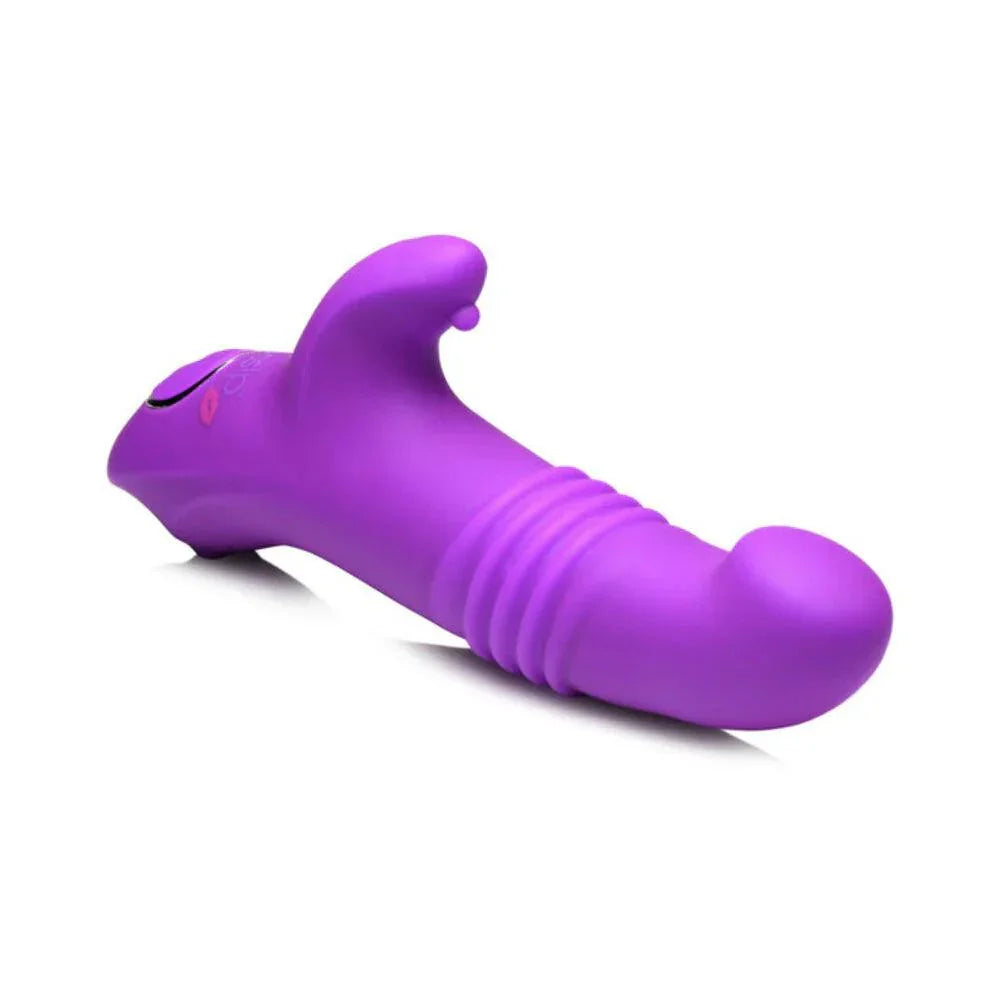 Curve Gossip Blaster 7X Thrusting Silicone Rabbit Vibrator - Buy At Luxury Toy X - Free 3-Day Shipping