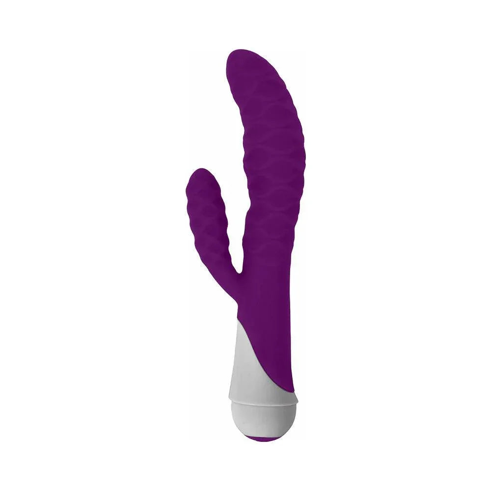 Curve Toys Gossip Ivy Waterproof Wavy Silicone Flexible Dual Stimulation Vibrator - Buy At Luxury Toy X - Free 3-Day Shipping