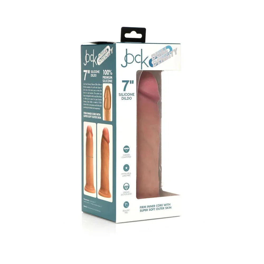 Curve Toys Jock Dual Density 7 in. Silicone Dildo with Suction Cup - Buy At Luxury Toy X - Free 3-Day Shipping