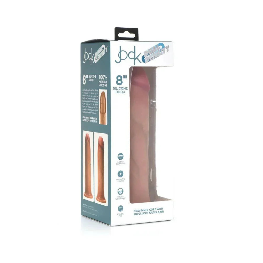 Curve Toys Jock Dual Density 8 in. Silicone Dildo with Suction Cup - Buy At Luxury Toy X - Free 3-Day Shipping