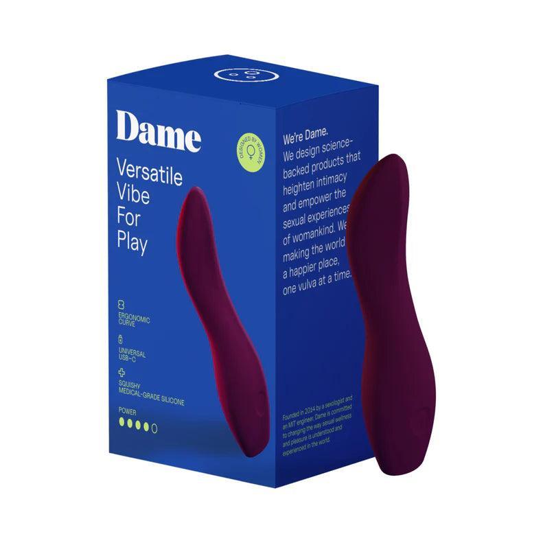 Dame Dip 2.0 Classic Rechargeable Vibrator for Precise Stimulation Dame Dip 2.0 Classic Rechargeable Vibrator for Precise Stimulation