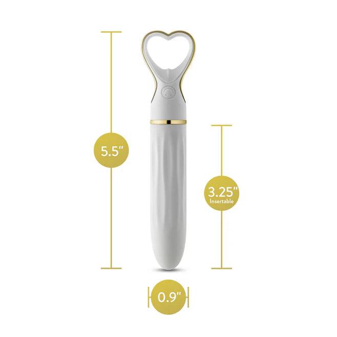 Delice Heartthrob Rechargeable Silicone Vibrator - Buy At Luxury Toy X - Free 3-Day Shipping