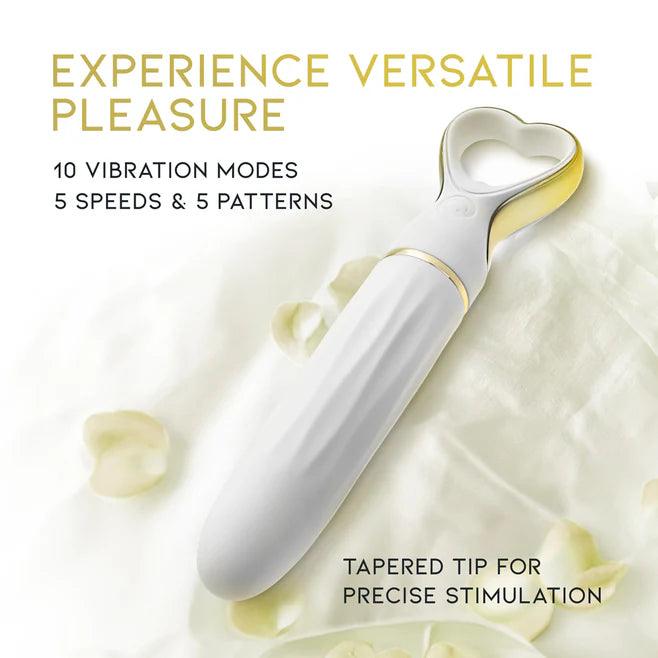 Delice Heartthrob Rechargeable Silicone Vibrator - Buy At Luxury Toy X - Free 3-Day Shipping