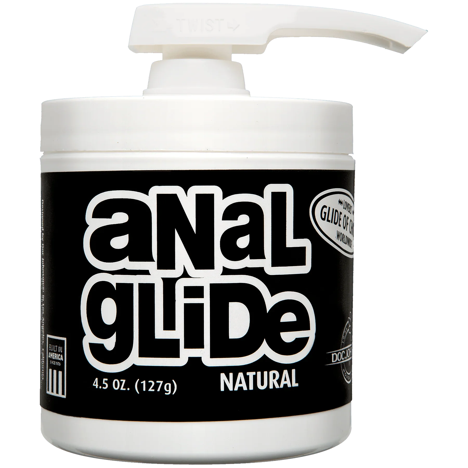 Doc Johnson Anal Glide Natural Personal Lube 4.5oz - Buy At Luxury Toy X - Free 3-Day Shipping