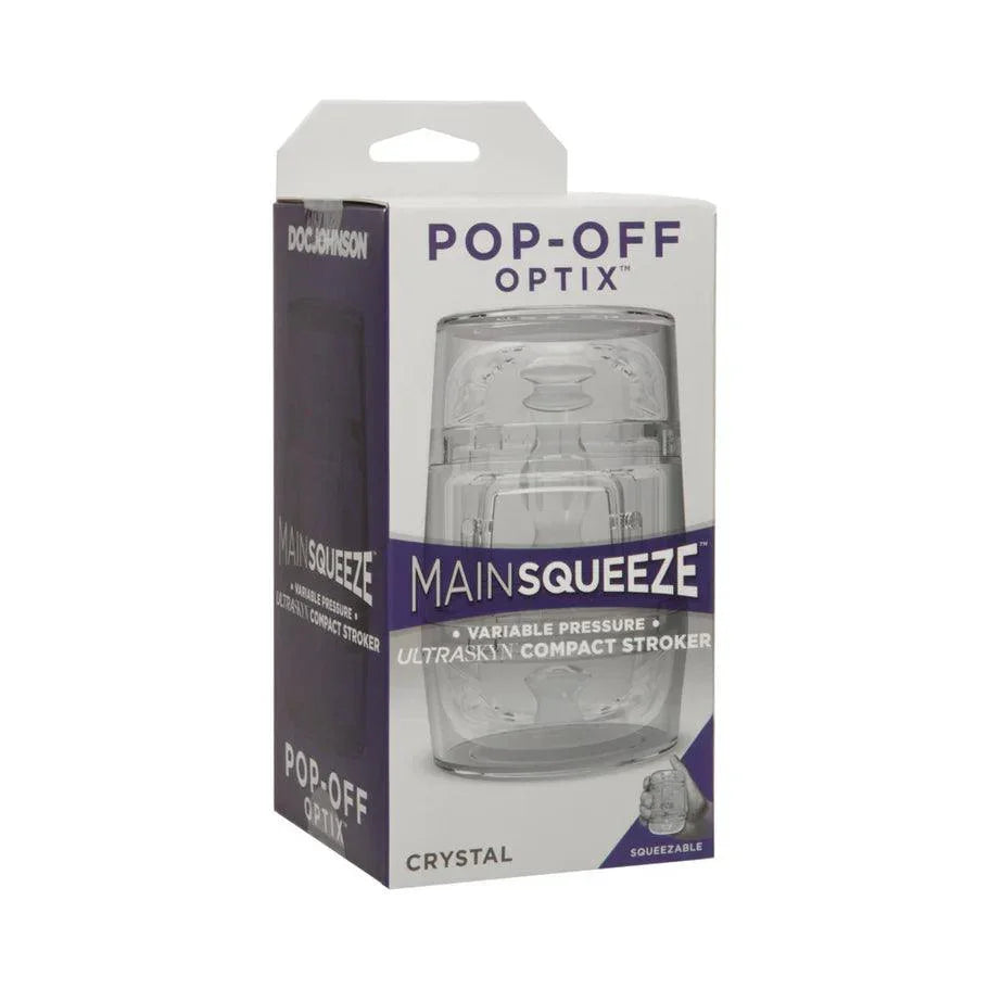 Doc Johnson Main Squeeze Pop Off Ultraskyn Compact Masturbator - Buy At Luxury Toy X - Free 3-Day Shipping