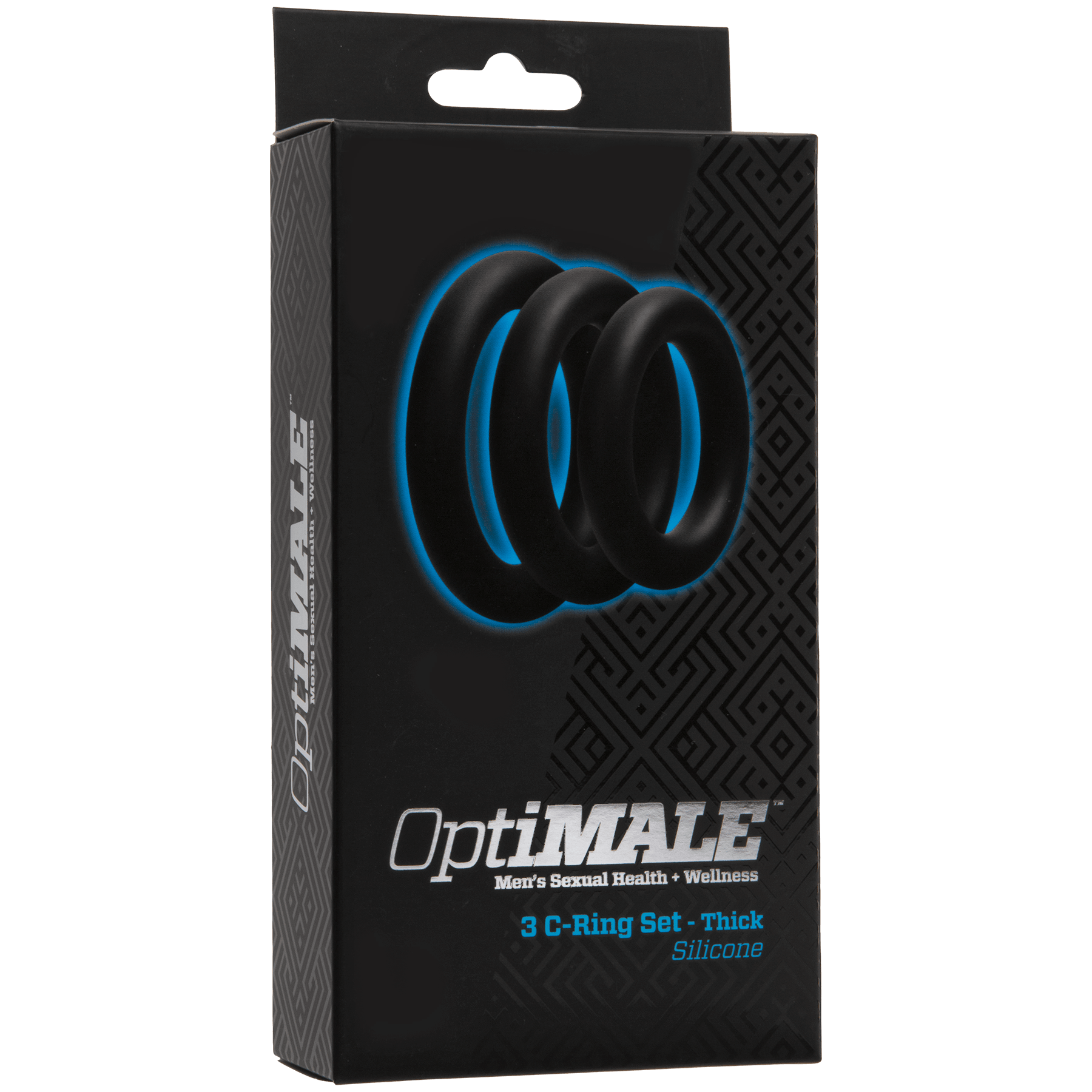 Doc Johnson OptiMALE 3 C-Ring Set Silicone Cock Ring Thick (3 piece kit) - Buy At Luxury Toy X - Free 3-Day Shipping