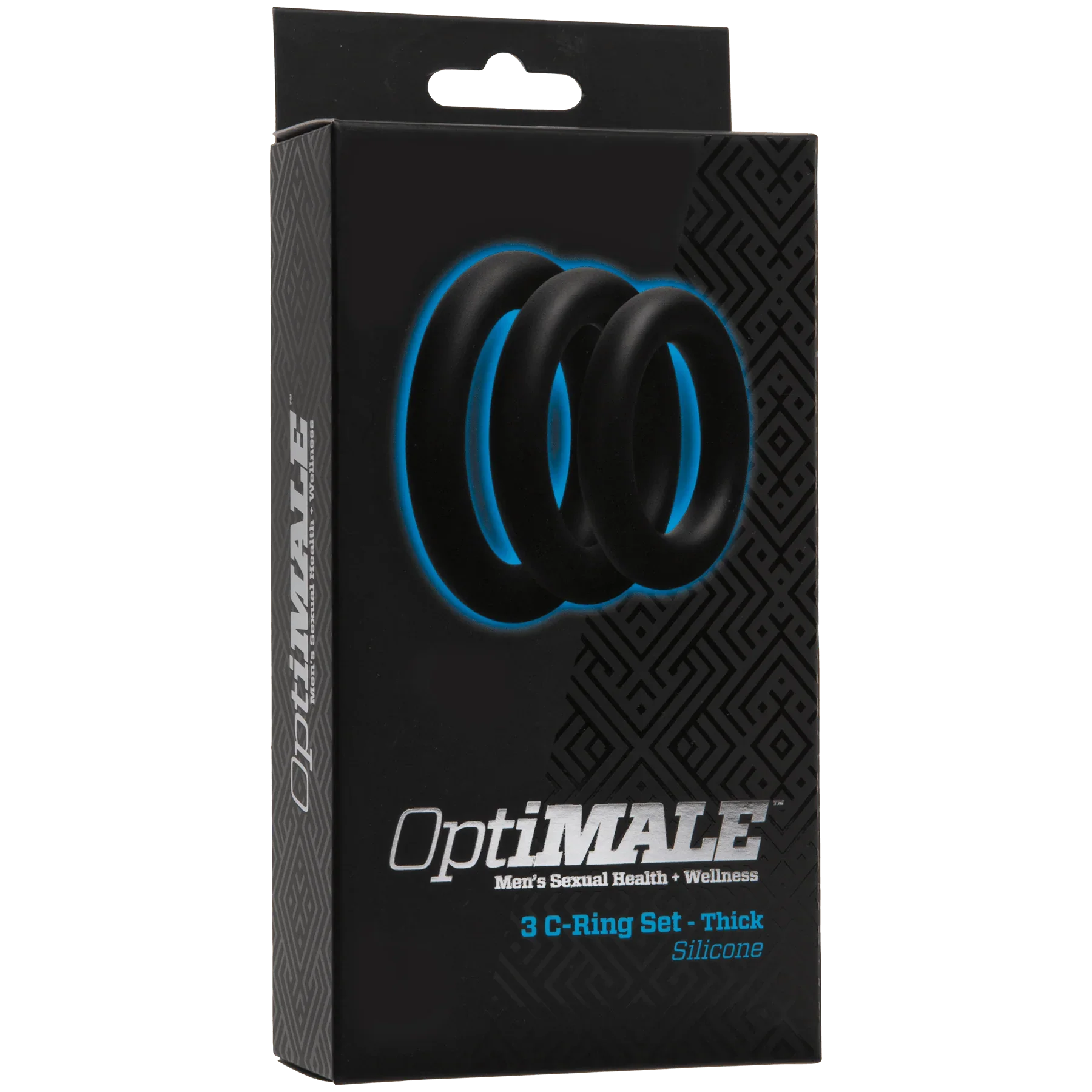 Doc Johnson OptiMALE 3 C-Ring Set Silicone Cock Ring Thick (3 piece kit) - Buy At Luxury Toy X - Free 3-Day Shipping
