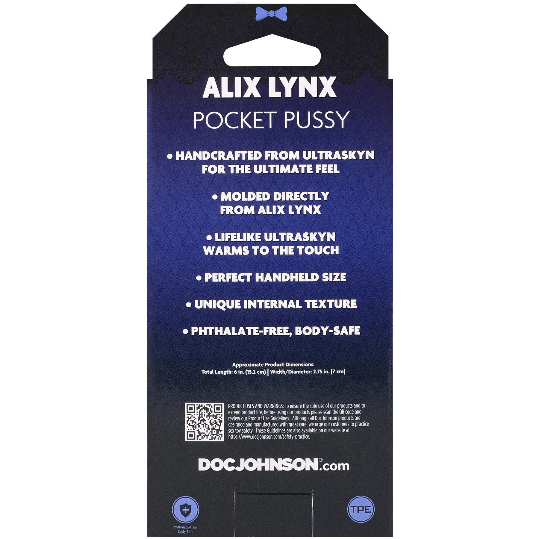 Doc Johnson Signature Strokers Alix Lynx ULTRASKYN Pocket Pussy - Buy At Luxury Toy X - Free 3-Day Shipping