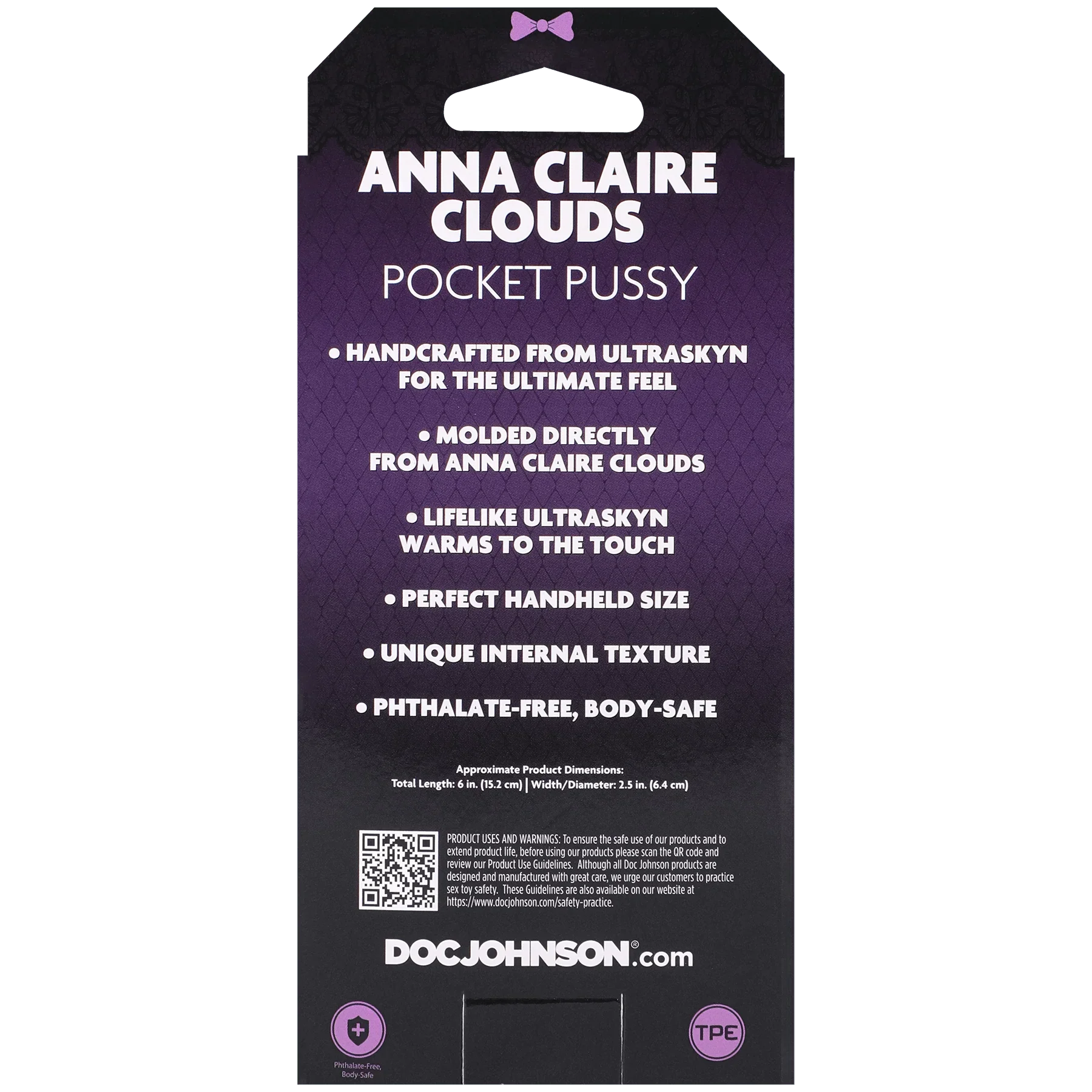 Doc Johnson Signature Strokers - Anna Claire Clouds - ULTRASKYN Pocket Pussy - Buy At Luxury Toy X - Free 3-Day Shipping