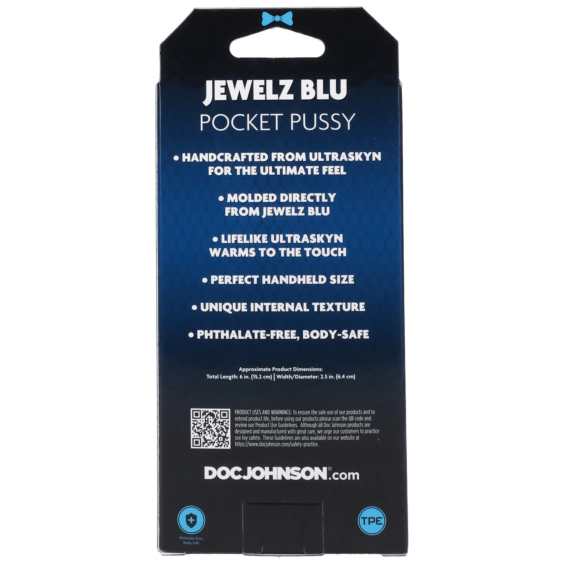 Doc Johnson Signature Strokers - Jewelz Blu - ULTRASKYN Pocket Pussy - Buy At Luxury Toy X - Free 3-Day Shipping