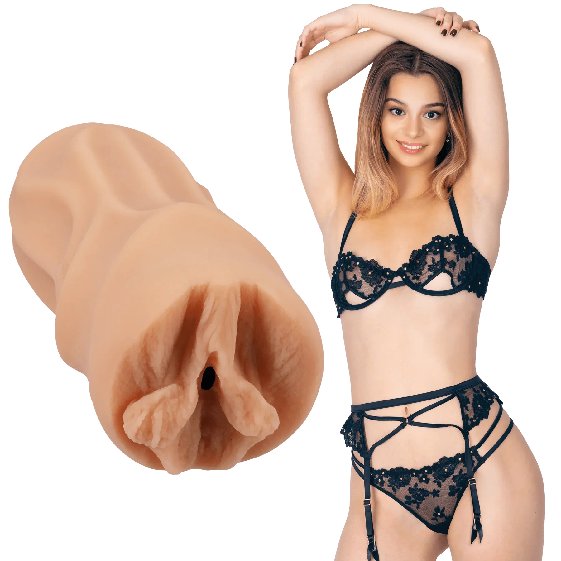 Doc Johnson Signature Strokers - Molly Little - ULTRASKYN Pocket Pussy - Buy At Luxury Toy X - Free 3-Day Shipping