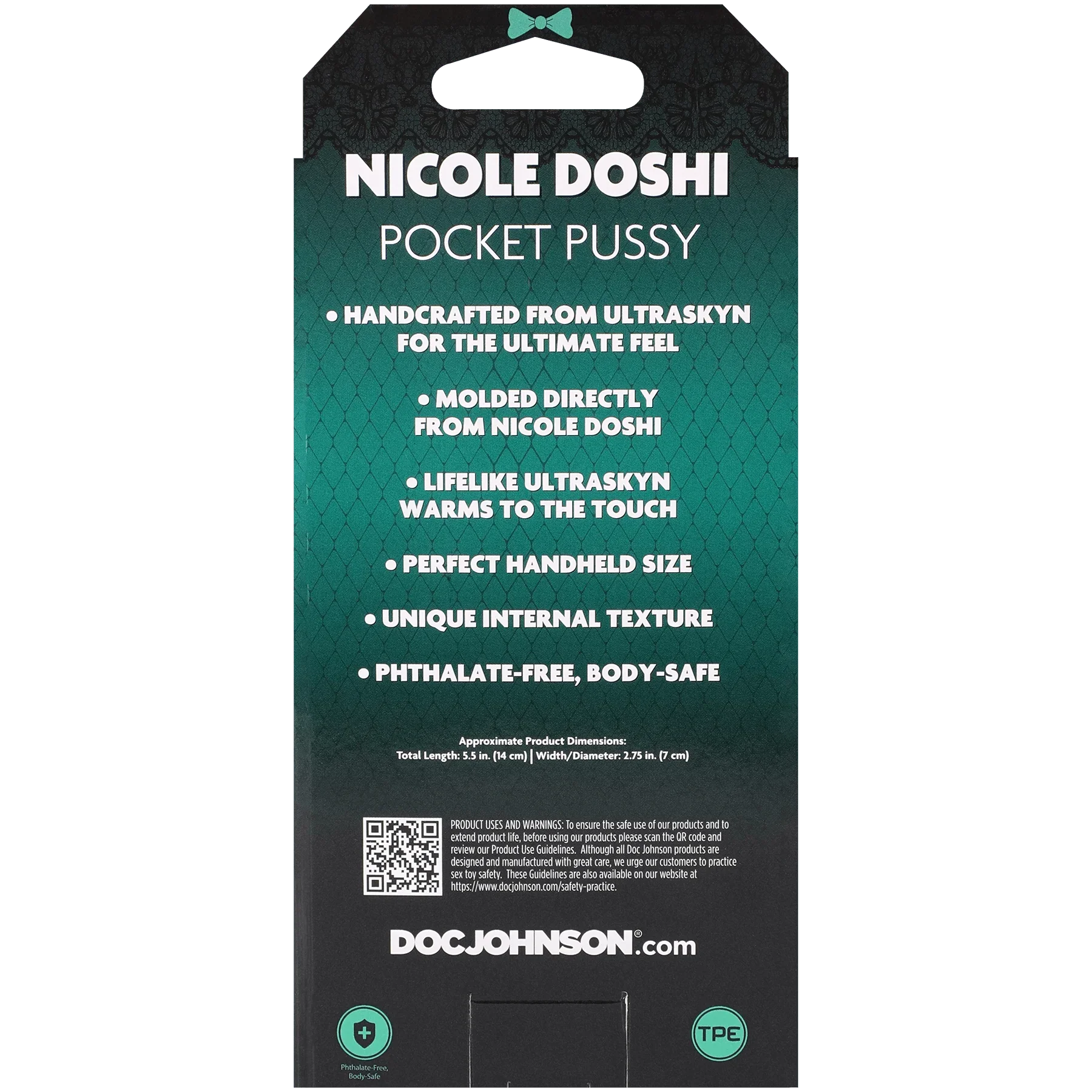 Doc Johnson Signature Strokers - Nicole Doshi - ULTRASKYN Pocket Pussy - Buy At Luxury Toy X - Free 3-Day Shipping