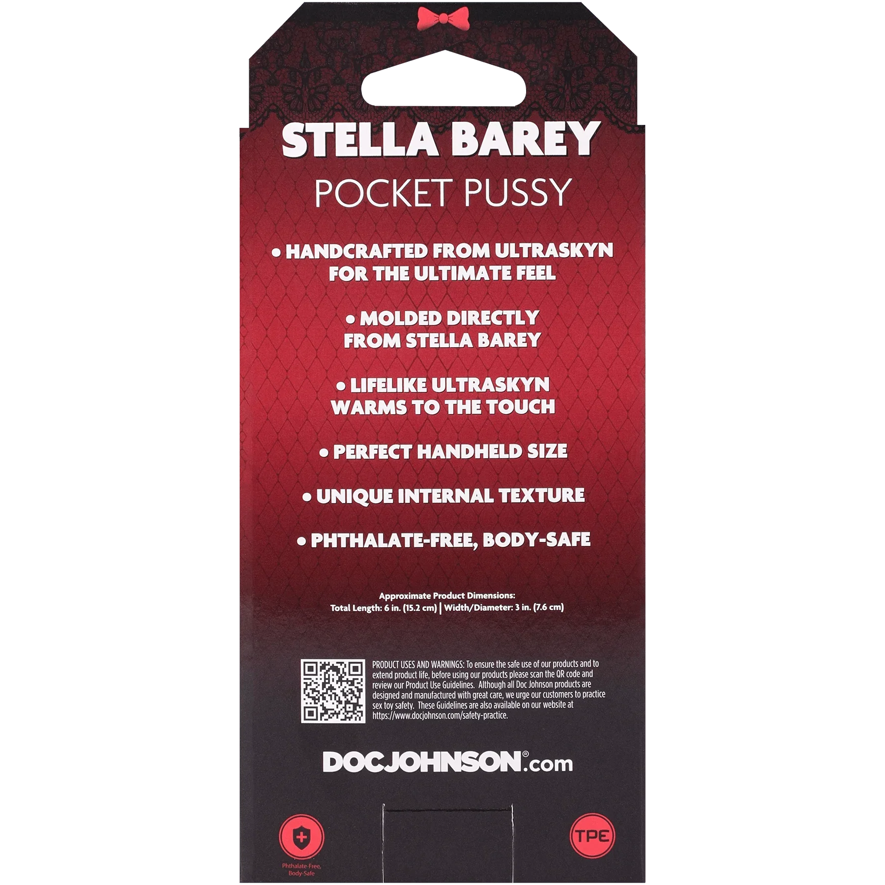 Doc Johnson Signature Strokers - Stella Barey - ULTRASKYN Pocket Pussy - Buy At Luxury Toy X - Free 3-Day Shipping