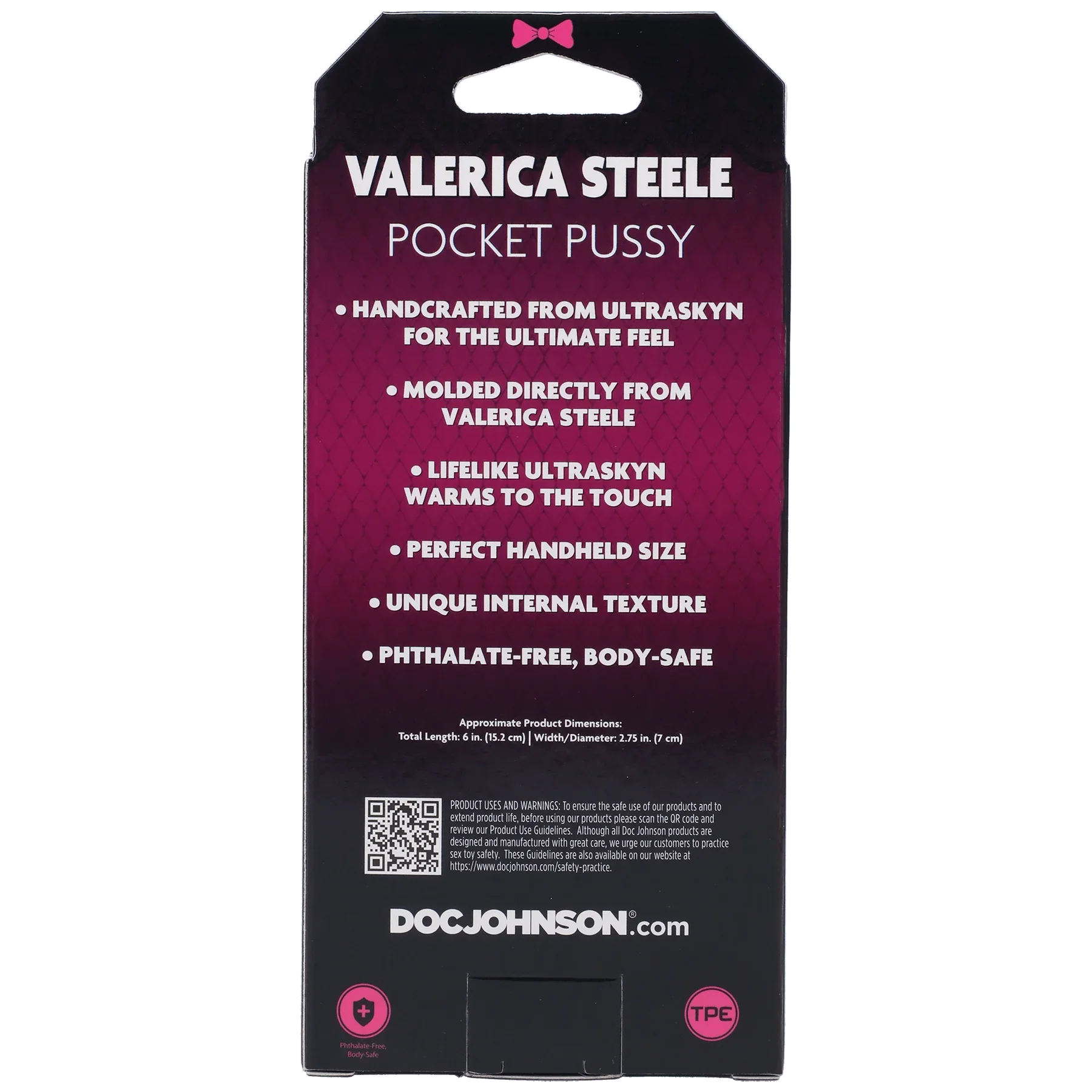 Doc Johnson Signature Strokers Valerica Steele ULTRASKYN Pocket Pussy - Buy At Luxury Toy X - Free 3-Day Shipping