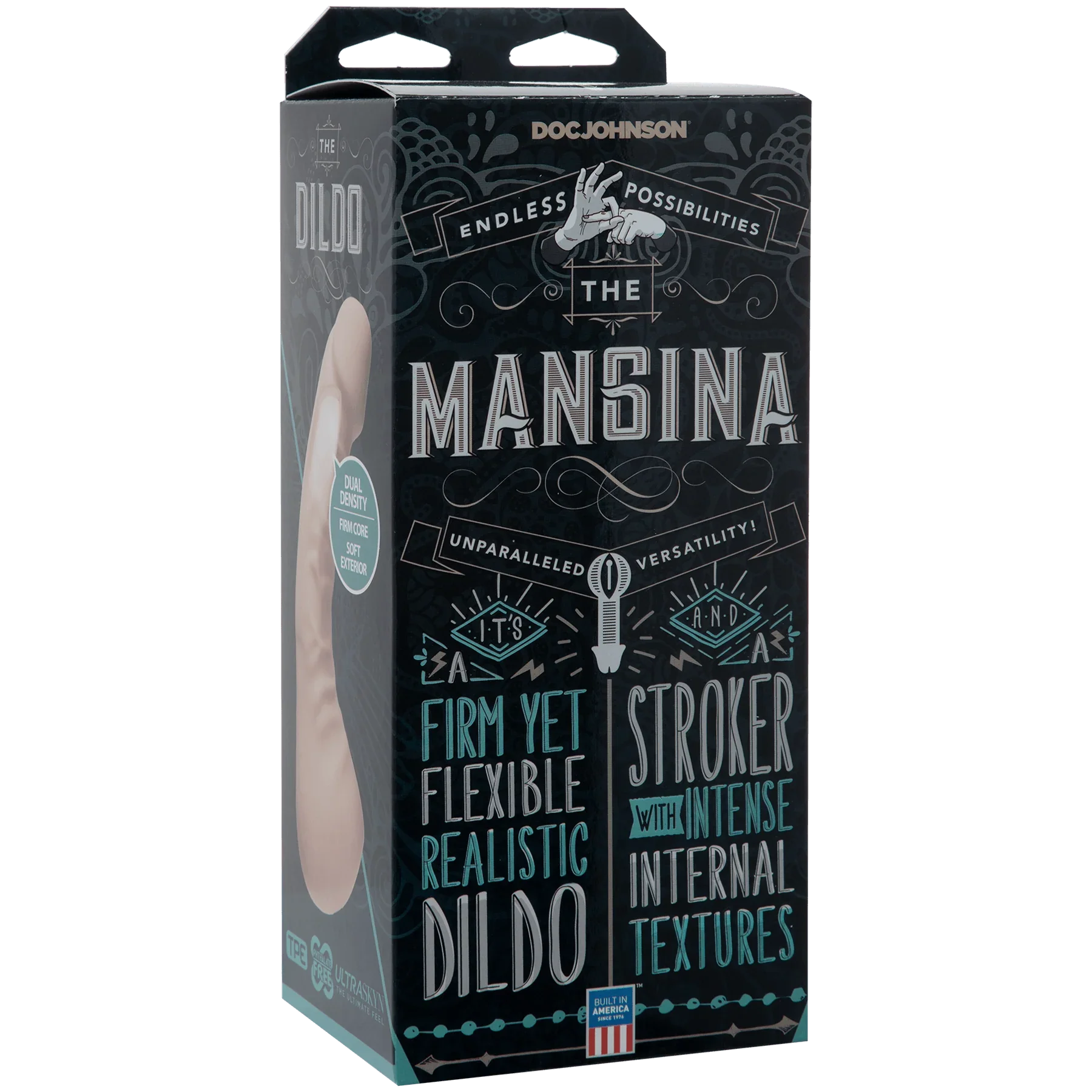 Doc Johnson The Mangina Dildo and Masturbator - Buy At Luxury Toy X - Free 3-Day Shipping