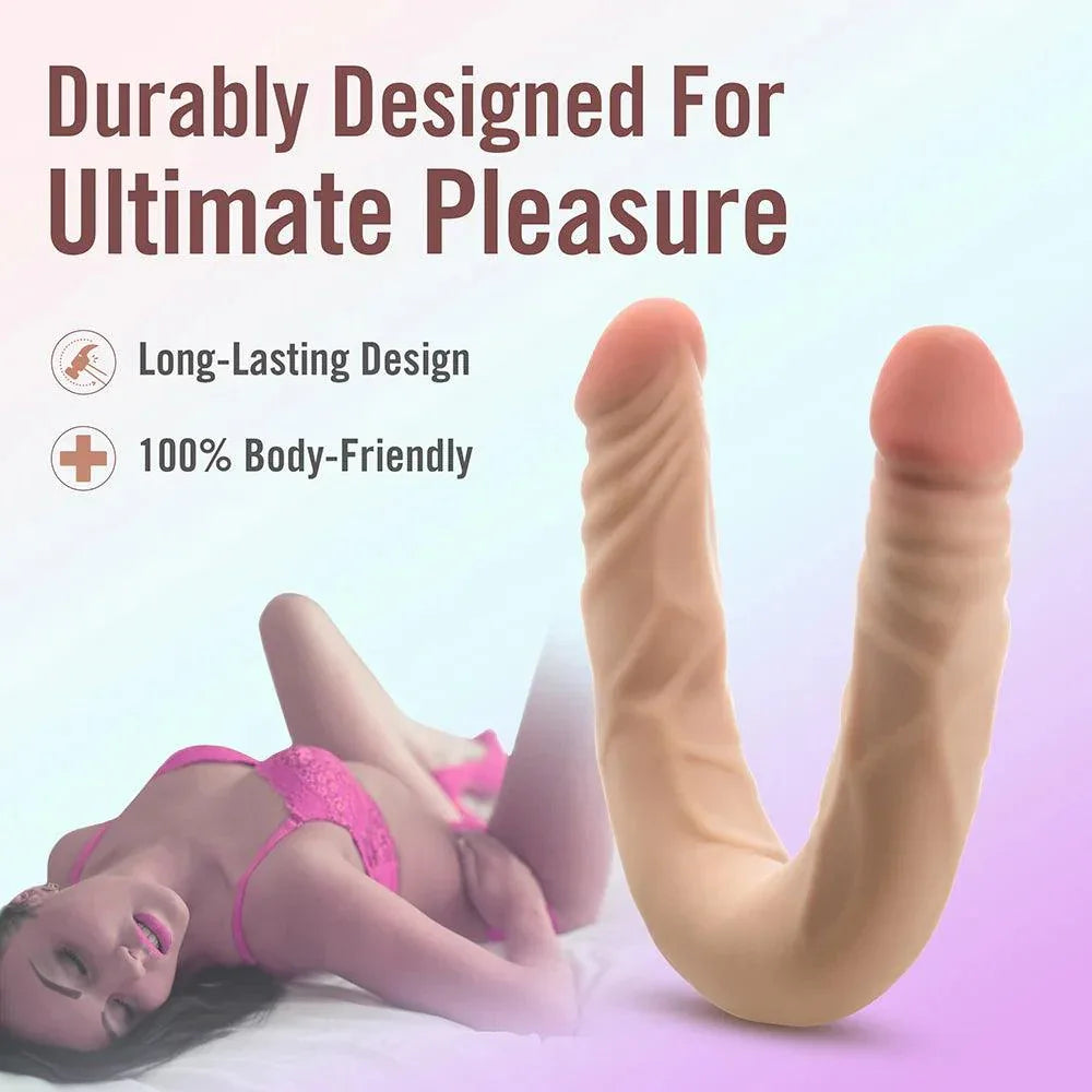 Dr. Skin Plus 14 in. Posable Double Dong - Buy At Luxury Toy X - Free 3-Day Shipping
