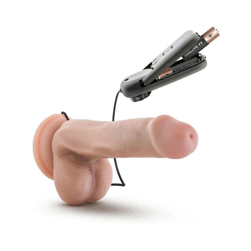 Dr. Skin Silver Collection Dr. Rob Vibrating Dildo with Wired Remote Control – 6 Inches - Buy At Luxury Toy X - Free 3-Day Shipping