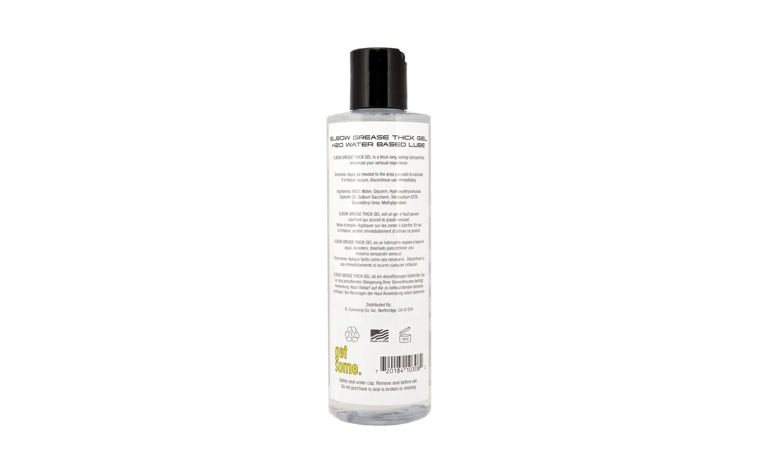 Elbow Grease H2O Thick Gel - Buy At Luxury Toy X - Free 3-Day Shipping