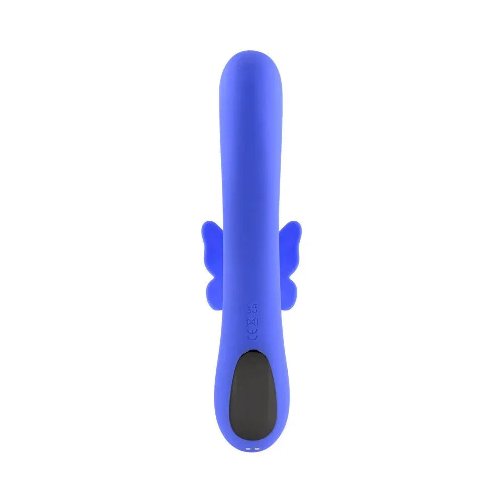 Evolved Butterfly Dreams Rechargeable Silicone Dual Stimulating Vibrator - Buy At Luxury Toy X - Free 3-Day Shipping
