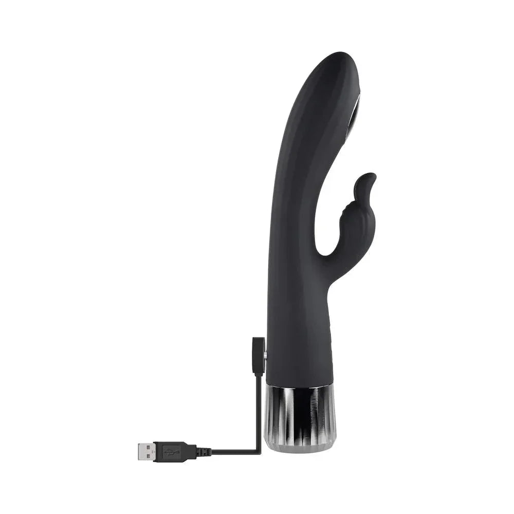 Evolved Heat Up & Chill Rechargeable Heating/Cooling Silicone Rabbit Vibrator - Buy At Luxury Toy X - Free 3-Day Shipping