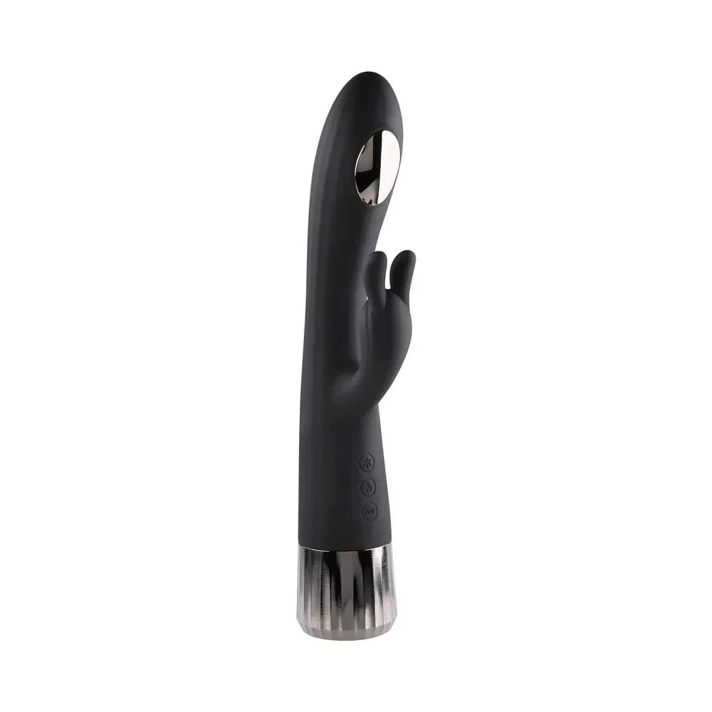 Evolved Heat Up & Chill Rechargeable Heating/Cooling Silicone Rabbit Vibrator - Buy At Luxury Toy X - Free 3-Day Shipping