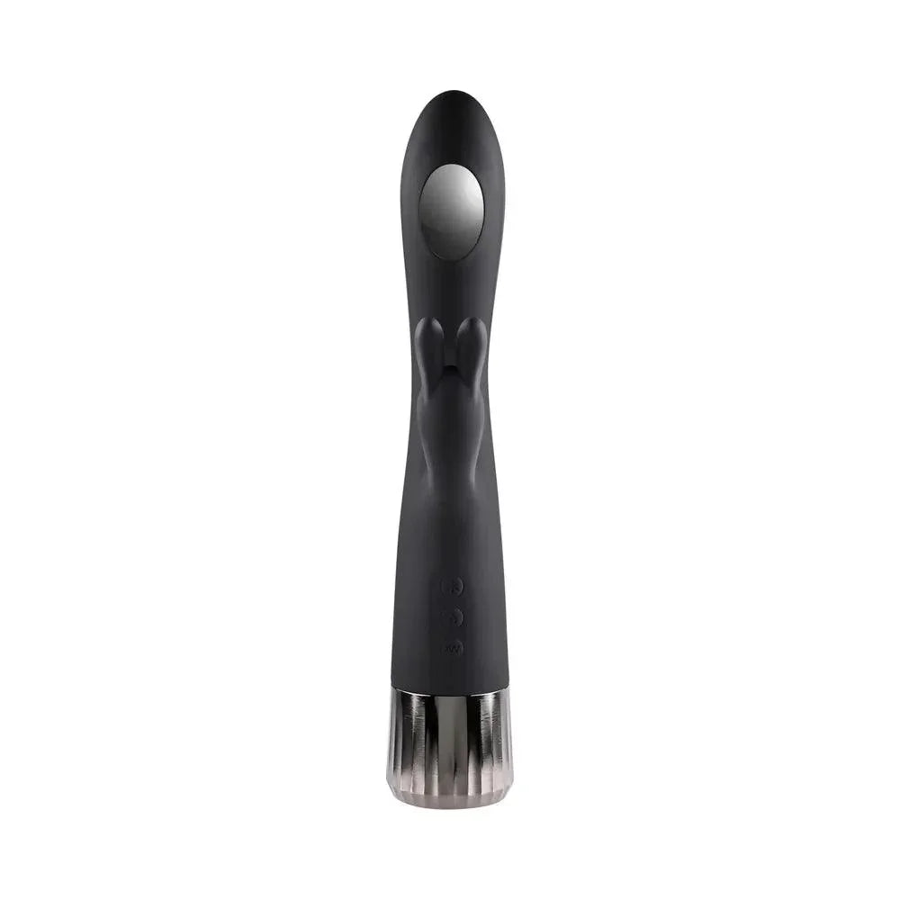 Evolved Heat Up & Chill Rechargeable Heating/Cooling Silicone Rabbit Vibrator - Buy At Luxury Toy X - Free 3-Day Shipping