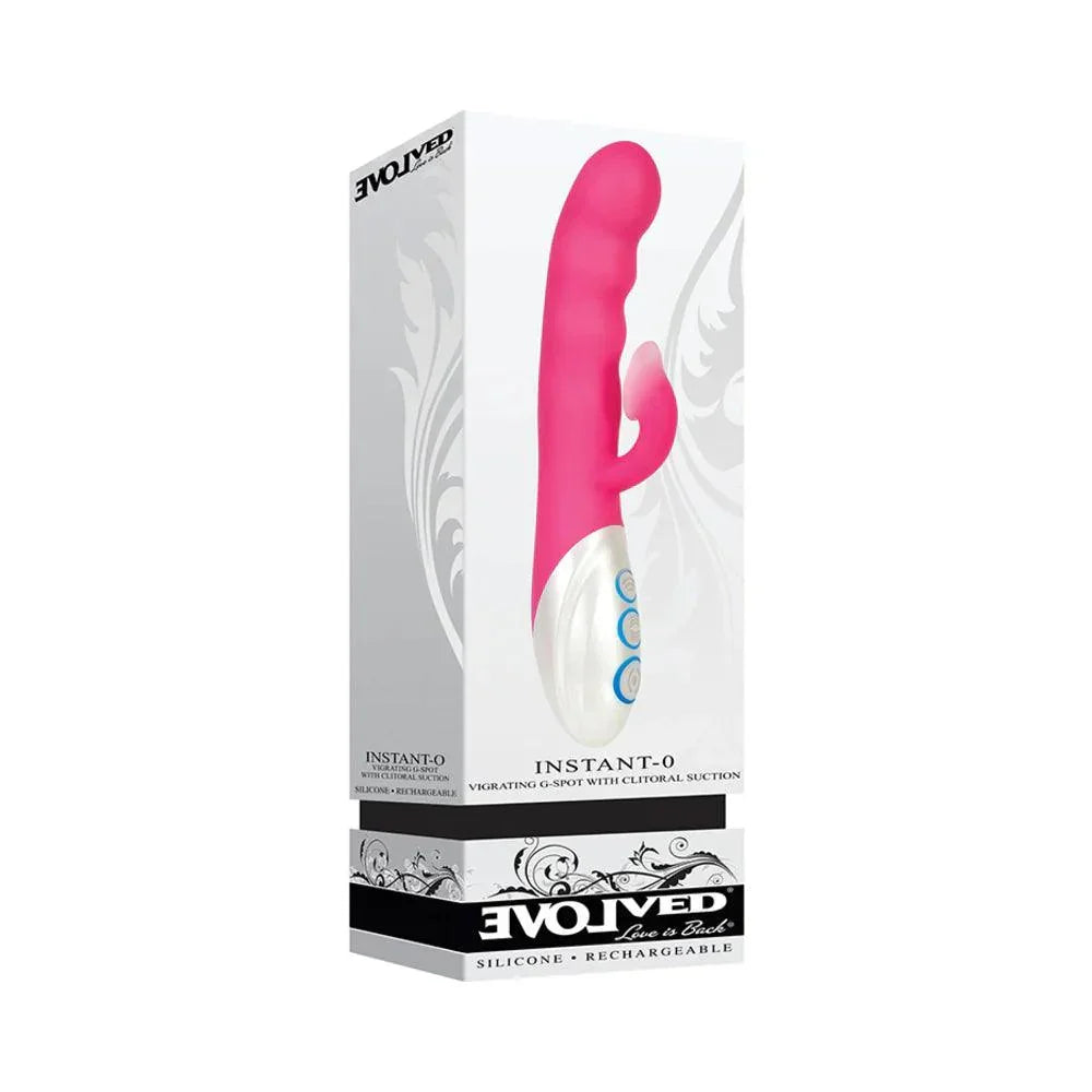 Evolved Instant-O Rechargeable Silicone Dual Stimulator With Clitoral Suction - Buy At Luxury Toy X - Free 3-Day Shipping