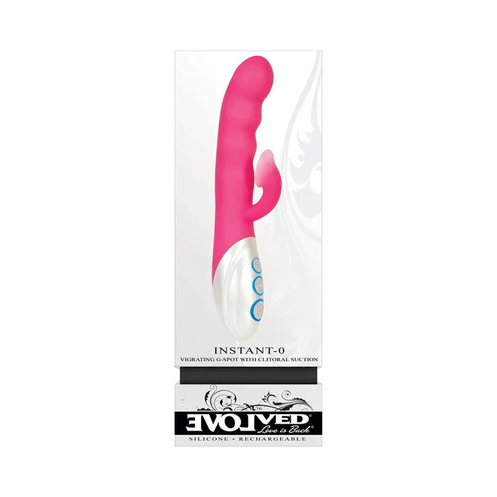 Evolved Instant-O Rechargeable Silicone Dual Stimulator With Clitoral Suction - Buy At Luxury Toy X - Free 3-Day Shipping