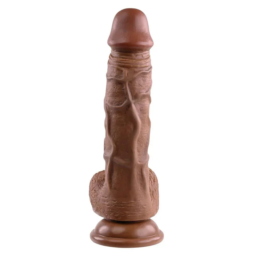 Evolved Realistic 8 in. Dildo With Balls - Buy At Luxury Toy X - Free 3-Day Shipping