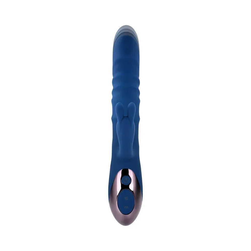 Evolved The Ringer Rechargeable Thrusting Silicone Rabbit Vibrator - Buy At Luxury Toy X - Free 3-Day Shipping