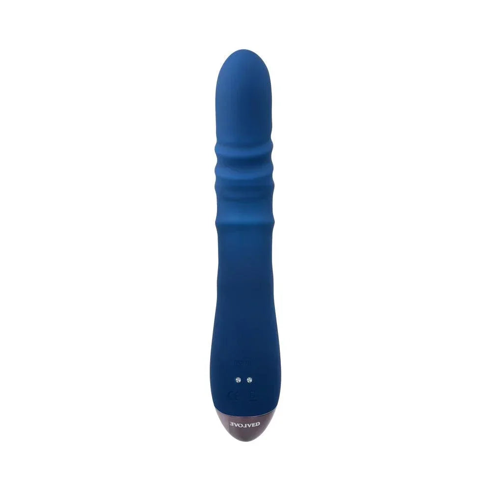 Evolved The Ringer Rechargeable Thrusting Silicone Rabbit Vibrator - Buy At Luxury Toy X - Free 3-Day Shipping
