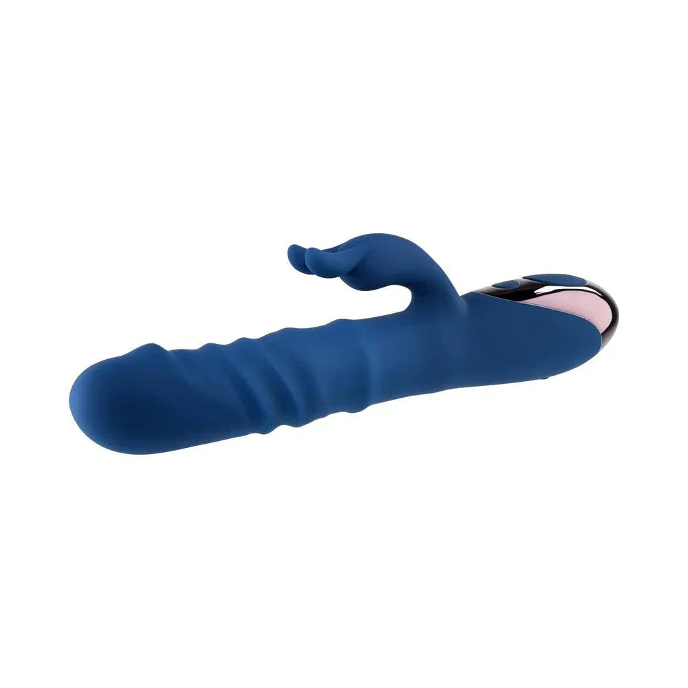 Evolved The Ringer Rechargeable Thrusting Silicone Rabbit Vibrator - Buy At Luxury Toy X - Free 3-Day Shipping