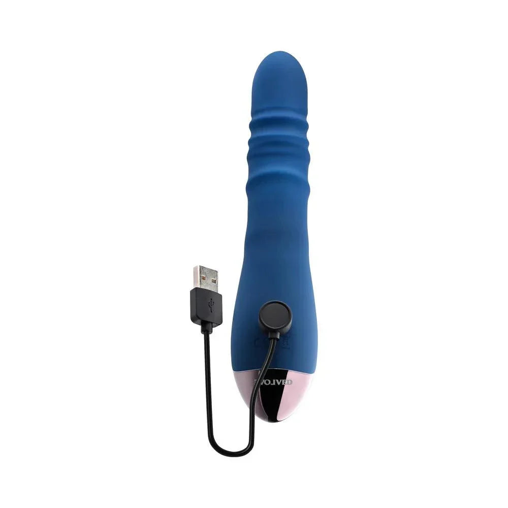 Evolved The Ringer Rechargeable Thrusting Silicone Rabbit Vibrator - Buy At Luxury Toy X - Free 3-Day Shipping