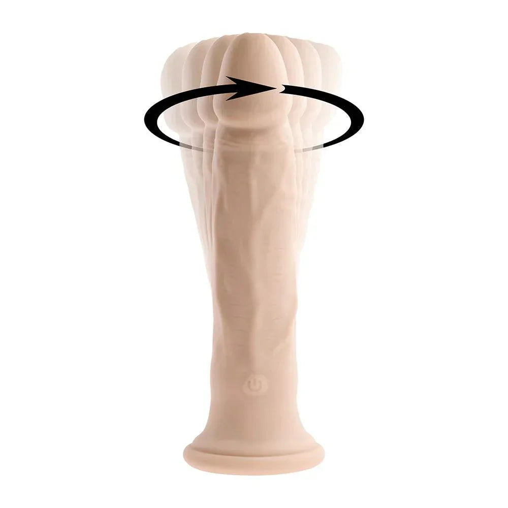 Evolved Twirl Jam Rechargeable Remote-Controlled Vibrating Twirling 9 in. Silicone Dildo - Buy At Luxury Toy X - Free 3-Day Shipping
