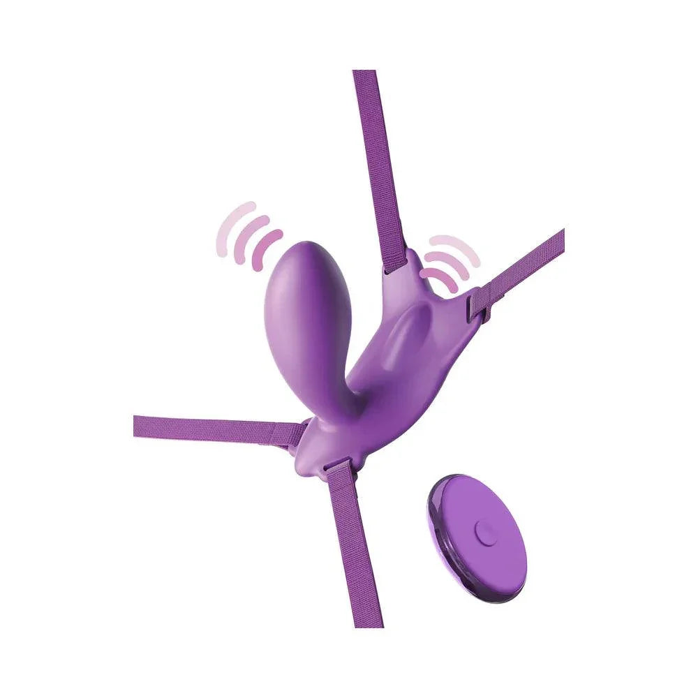 Fantasy For Her Ultimate G-Spot Butterfly Strap-On Rechargeable Silicone with Remote Control - Buy At Luxury Toy X - Free 3-Day Shipping