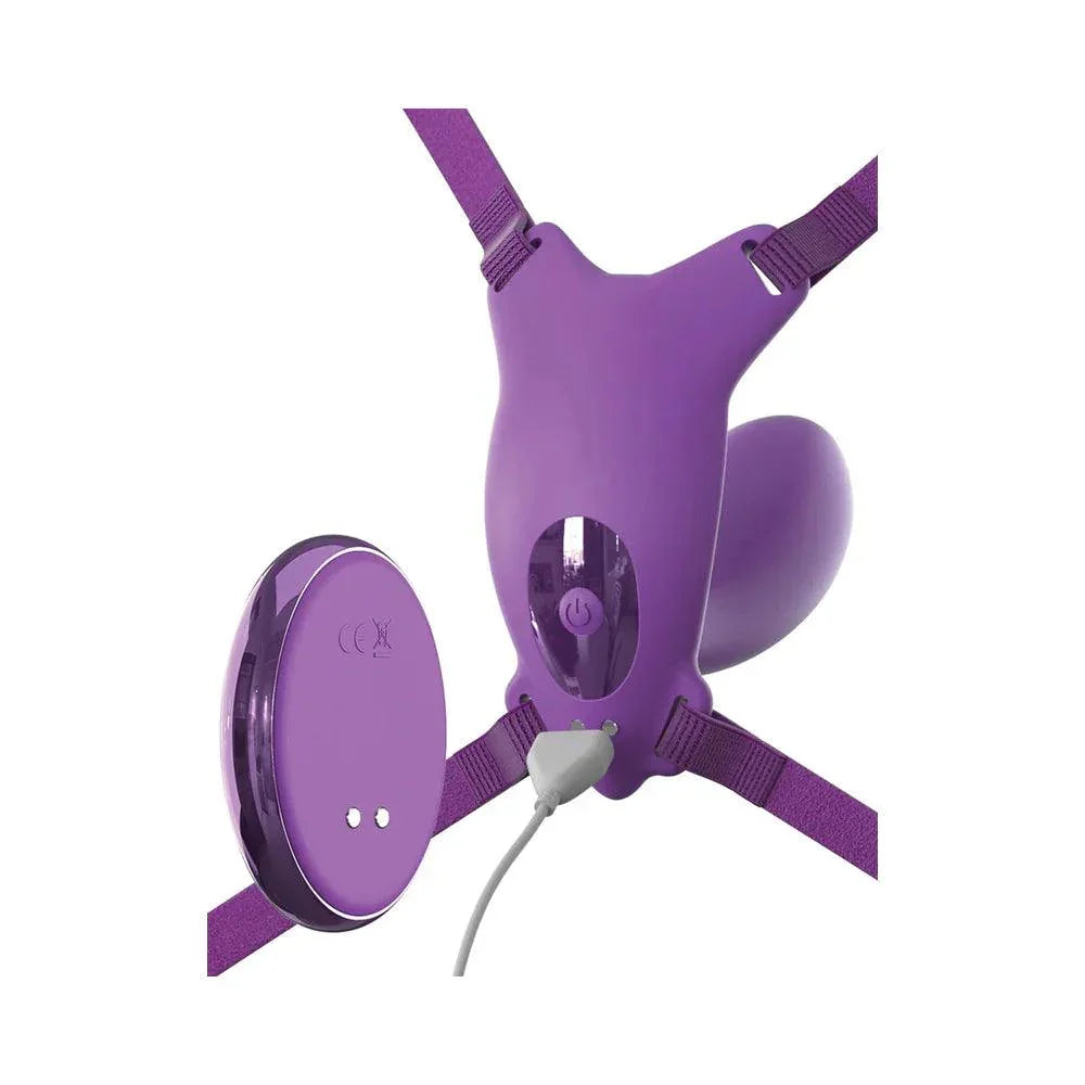 Fantasy For Her Ultimate G-Spot Butterfly Strap-On Rechargeable Silicone with Remote Control - Buy At Luxury Toy X - Free 3-Day Shipping