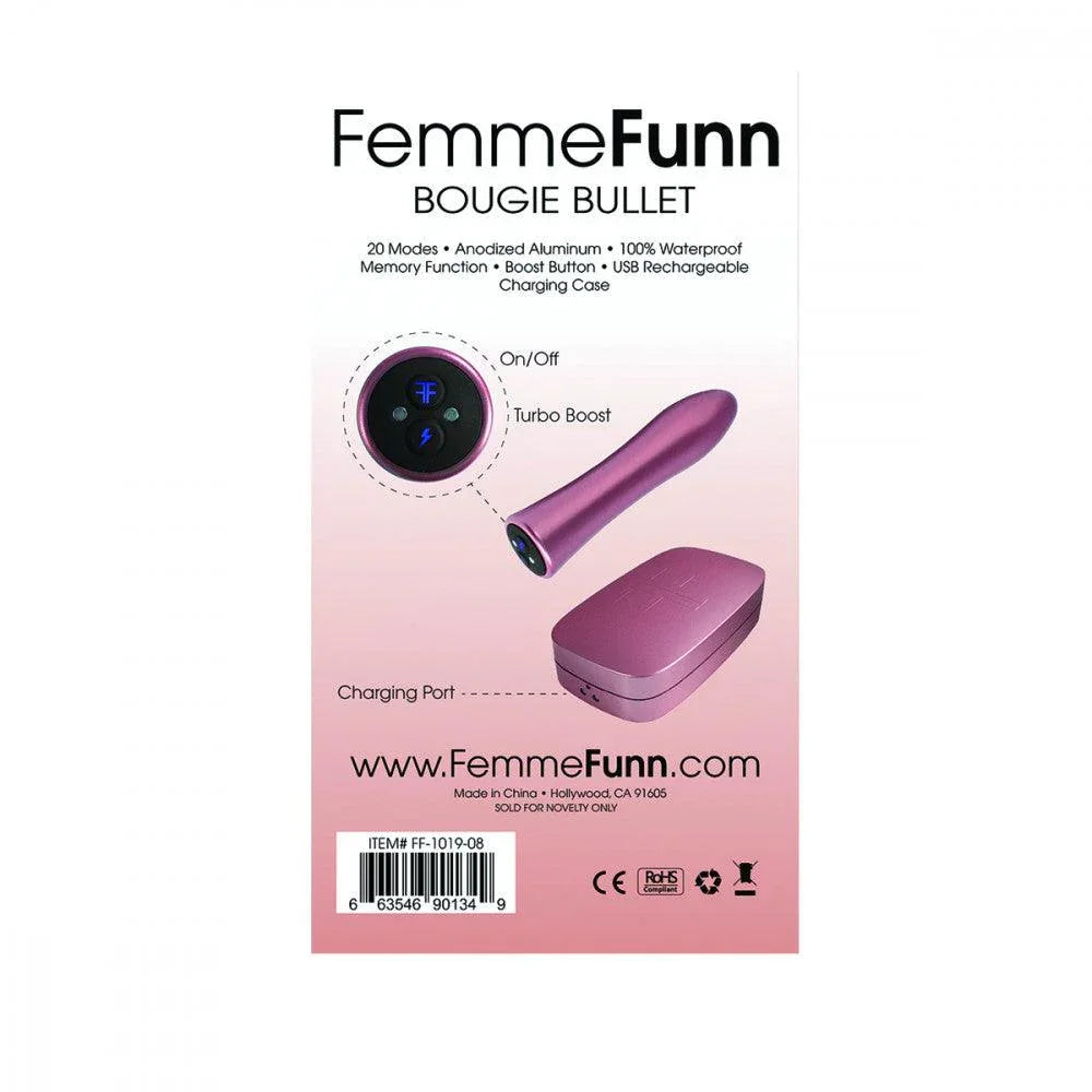 FemmeFunn Bougie Bullet Rechargeable Aluminum Vibrator - Buy At Luxury Toy X - Free 3-Day Shipping