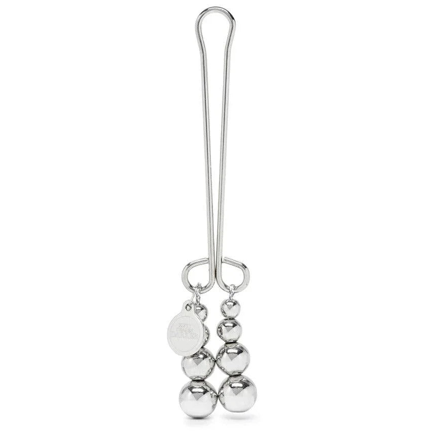 Fifty Shades Darker Just Sensation Beaded Clitoral Clamp - Buy At Luxury Toy X - Free 3-Day Shipping