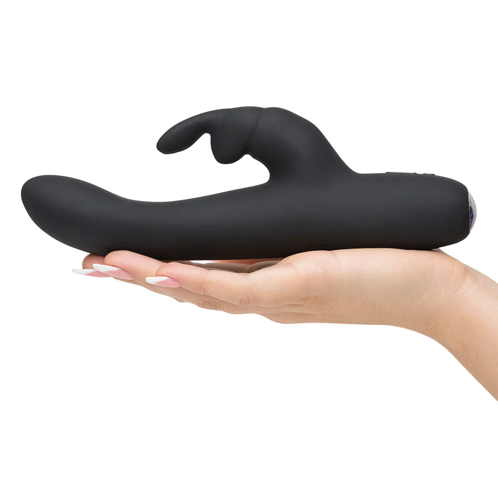 Fifty Shades of Grey Greedy Girl Slimline Rabbit Vibrator - Buy At Luxury Toy X - Free 3-Day Shipping