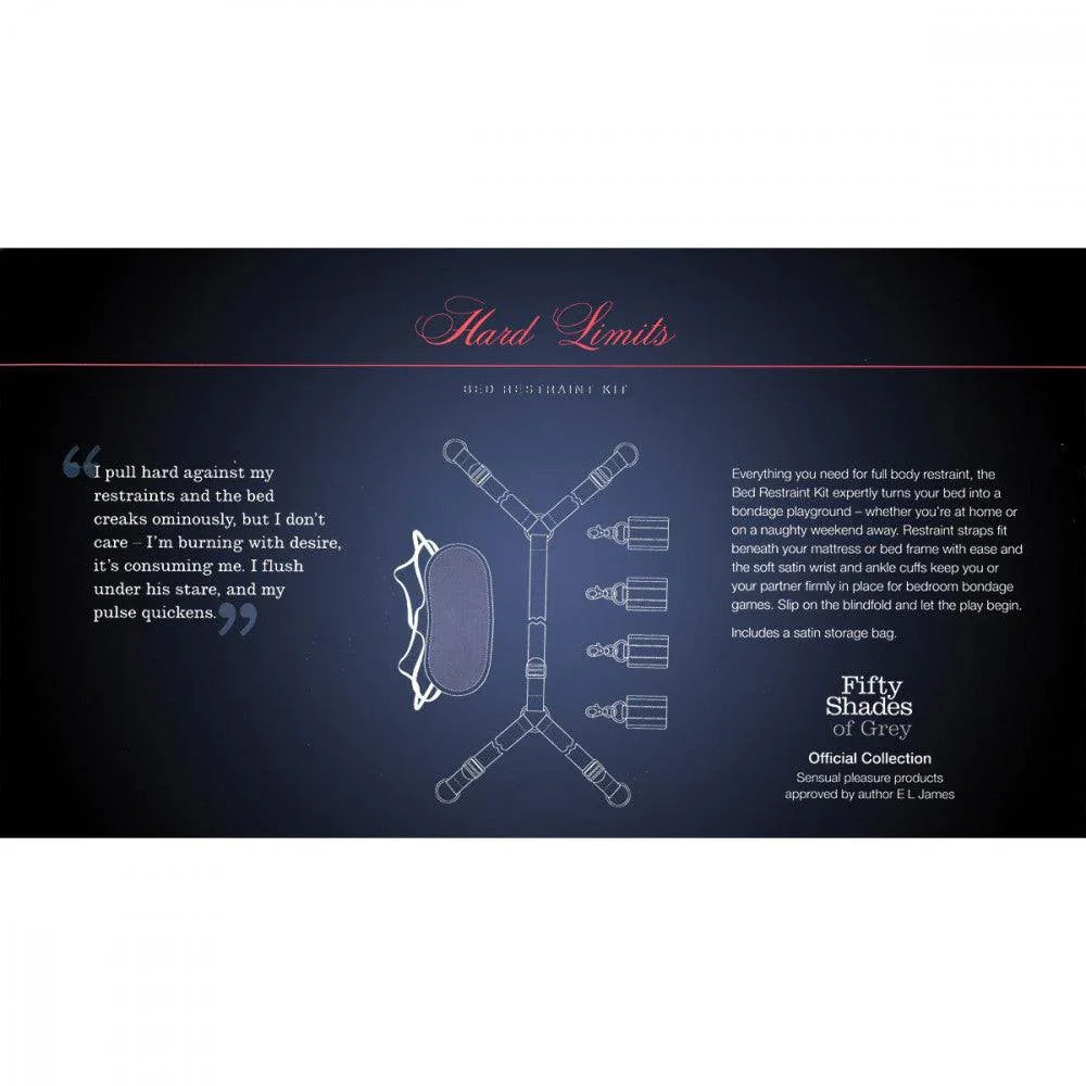 Fifty Shades Of Grey Hard Limits Universal Restraint Kit - Buy At Luxury Toy X - Free 3-Day Shipping