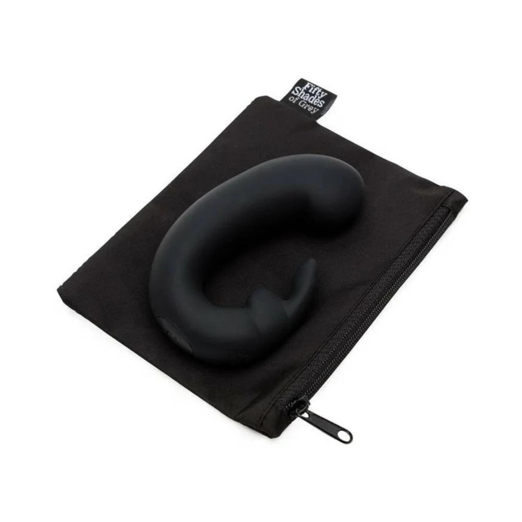 Fifty Shades of Grey Sensation Rechargeable Silicone G-Spot Rabbit Vibrator - Buy At Luxury Toy X - Free 3-Day Shipping