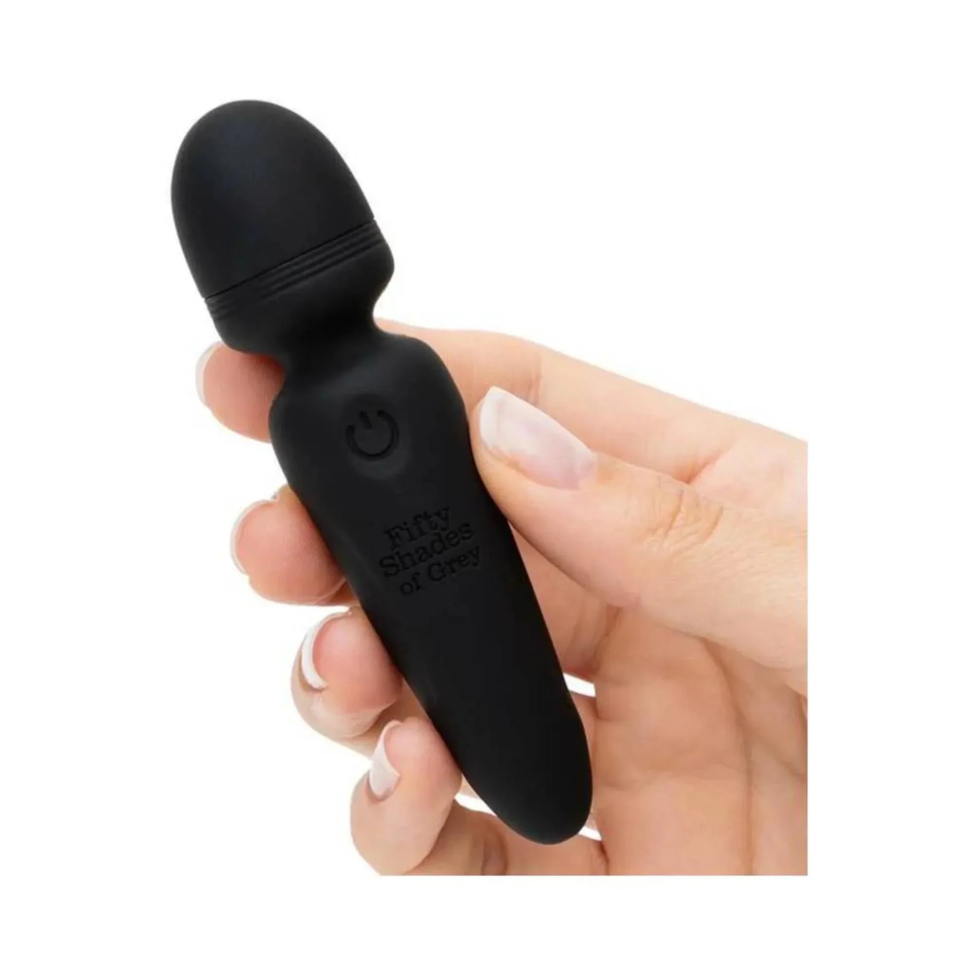 Fifty Shades of Grey Sensation Rechargeable Silicone Mini Wand Vibrator - Buy At Luxury Toy X - Free 3-Day Shipping
