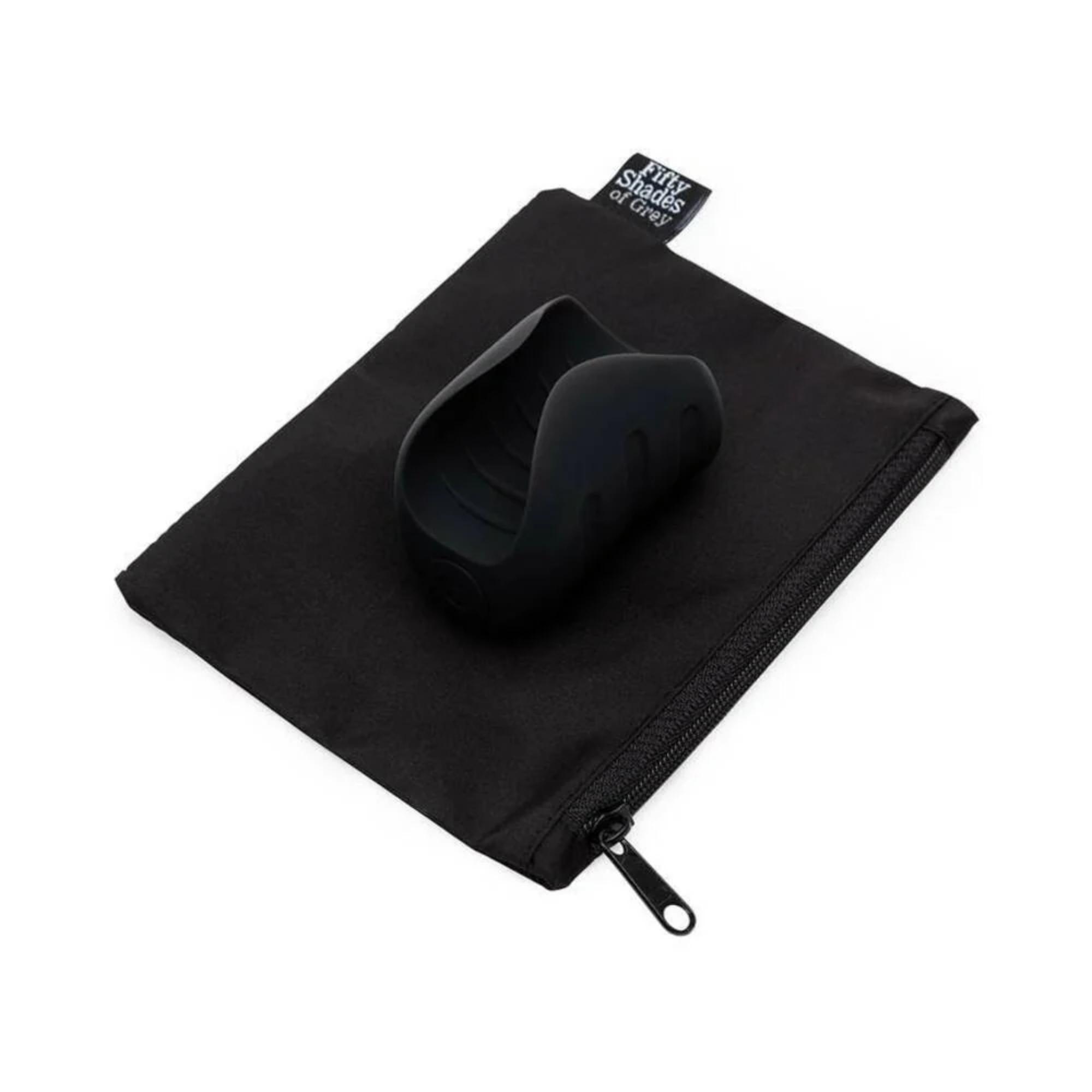 Fifty Shades of Grey Sensation Rechargeable Silicone Vibrating Pleasure Stroker - Buy At Luxury Toy X - Free 3-Day Shipping