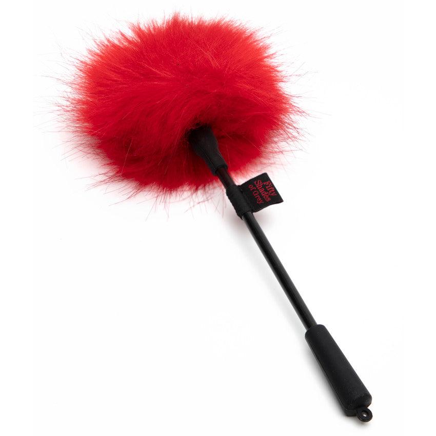 Fifty Shades of Grey Sweet Anticipation Faux Feather Feather Tickler Red - Buy At Luxury Toy X - Free 3-Day Shipping