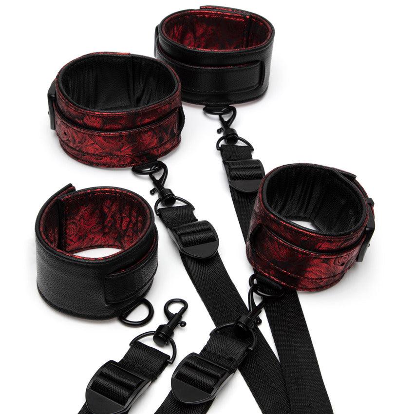 Fifty Shades of Grey Sweet Anticipation Reversible Under Mattress Restraint Set - Buy At Luxury Toy X - Free 3-Day Shipping